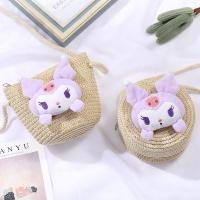ราคา กระเป๋าถือ เด็กกระเป๋าใ บเล็กการ์ตู นตุ๊กตาน่า กถุงฟางกระเป๋าสา นผู้สื่อสารหลอดกระเป๋ าทรงกลมใบเล็ก SD7505 (20347574519)