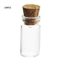 ราคา 10ชิ้นขวดก่ออิฐที่ว่างเปล่าขวดแก้วขนาดเล็กขวดตกแต่งขวดแก้วราคาถูกจุกไม้ก๊อกทำให้ปรารถนาขวดแก้วขนาดเล็ก JK0912 (17271563248)