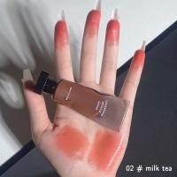 ราคา กระจกสีดำลิปเคลือบริมฝีปากน้ำสูงแวววาวให้ความชุ่มชื้นลิปสติกทินท์ลิปสีแดงเซ็กซี่แต่งหน้า Longlasting สีถ้วยไม่ติดลิปกลอส (17043650559)