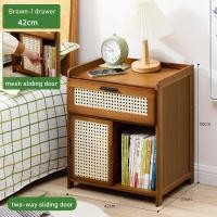 ราคา Aโต๊ะข้างเตียงไม้ ตู้ข้างเตียง พร้อมชั้นวางลิ้นชัก เฟอร์นิเจอร์ห้องนอน โต๊ะลิ้นชัก โต๊ะข้างเตียงสวยๆ โต๊ะข้างเตียง เรียบง่าย ตู้ไม้เ (16188050061)