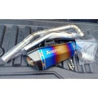 ราคา ชุดท่อ ท่อแต่ง ท่อมอเตอร์ไซค์ DEMON150 MSX M SLAZ R15MT15EXCITERCB150R และรุ่นอื่นๆ ปลายท่อช๊อตตี้รุ้ง (12494675873)