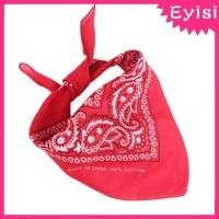 ราคา 100 Cotton Bandanas Multipurpose Paisley Printing Cowboy Bandana Headbands Handkerchiefs Necktie (16455391818)