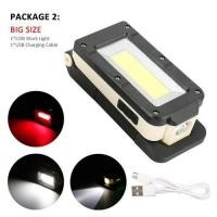 ราคา 3 in 1 ไฟฉายแม่เหล็ก cob led ขนาดพกพาชาร์จพลังงาน (16455991754)