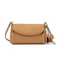 ราคา Royal Bagger Crossbody กระเป๋าสะพายไหล่สำหรับผู้หญิงหนังวัวแท้กระเป๋าแบบหนีบแขนเรียบง่ายพร้อมจี้ช้างน่ารัก9830 (20618286257)