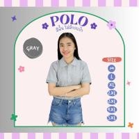 ราคา เสื้อโปโลผู้หญิง เสื้อสีพื้น คอปก แขนสั้น สีน้ำเงิน เหลือง ขาว ดำ ผ้าฝ้าย ผสม เส้นไยไลคร่า เพิ่มความยืดหยุ่น ST02 (19517174456)