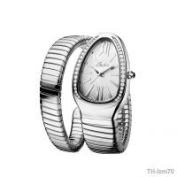 ราคา MISSFOX Watch Middle East Womens Fashion Personality Snake Head Bracelet Stainless Steel Diamond หญิง (19302725410)