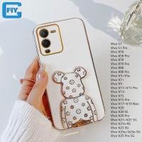 ราคา สำหรับ Vivo V27 Pro V27e V25 Pro V23e V5 V5s V7 V9 V11i V11 Pro V15 Pro V17 V19 Neo V20 SE V20 Pro V21 V21e V23 S1 Pro X50 Pro X70 Pro X80 Pro เคสโทรศัพท์ลายพิมพ์หมีรุนแรง Bracket (17342022893)
