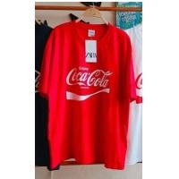 ราคา เสื้อยืด เสื้อพิมพ์ลาย coca cola เสื้อ oversize แฟชั่นS 5XL (18323315032)