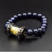 ราคา TAGRUD หินทรายเงิน ขนาด 10 มม ประดับตะกรุดพิฆเนศ สร้อยข้อมือหินแท้ by siamonlineshop (1735014572)