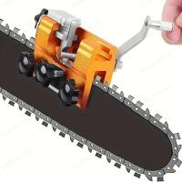 ราคา rifeikai 1 Set Chainsaw Sharpening Kit Quick Chainsaw Sharpening Tool Portable Chainsaw Sharpener Clamp Manual Crank Chainsaw Blade Blade Electric Chainsaw File grinder Accessories For Various Chainsa