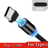 ราคา สายชาร์จเร็วสำหรับไอโฟนสายชาร์จ2A องศา USB Type C หมุนได้360เมตรสำหรับ Samsung แม่เหล็กสายชาร์จหัวไฟแบบทอมีแม่เหล็กแข็งแรงทนทานเข็มเดียว (11413165572)