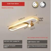 ราคา ไฟเพดาน LED ริ้วสายไฟห้องนอนไฟสร้างสรรค์ห้องเก็บเสื้อคลุมโคมไฟเพดานไฟอัตโนมัติไฟทางเดินโคมไฟห้องนั่งเล่นโคมไฟระย้าแบบเปิดติดตั้งแขวนที่ทันสมัยสำหรับห้องนั่งเล่นโคมไฟติดเพดานสำหรับห้องนอนไฟเพดาน LED (9