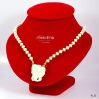 ราคา KL13 สร้อยห้อยพระ หัวช้าง คั่นเม็ดกระดูกนกกระจอกเทศ กะลาดำ เม็ดทองเลเซอร์ เลือกความยาวได้ l สร้อยพระ ห้อยพระ พระ กะลา (986204911)