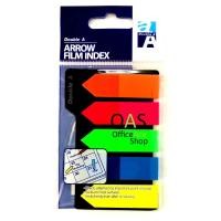 ราคา DOUBLE A Arrow Film Index แอโรว์ อินเด็กซ์ คละสี 42mm x 12mm แพ็คละ 125 ชิ้น (404307310)