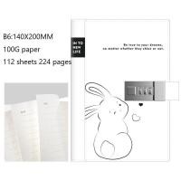 ราคา ไดอารี่ A5 B6กับ Gembok KATA Sandi สำนักงานสมุดบันทึกสมุดบันทึกนักเรียนสมุดบันทึกเคสโทรศัพท์รูปกระต่ายสมุดจดบันทึกสมุดโน้ต (19060877008)