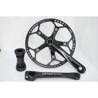 ราคา ชุดจาน Litepro กะโหลกกลวง ขายาว 170mm BCD130 มีบังโซ่ในตัว จานจักรยาน จานหน้า (12419198488)