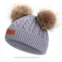 ราคา Beanies Baby Hat Pompom Winter Children Hat Knitted Cute Cap Scarf Gloves Suit For Girl Boy Casual Solid Color Hat Baby Beanies (11311932716)