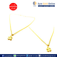 ราคา ลายมาใหม่ สร้อยคอพร้อมจี้ทองคำแท้ 96 5 มาตราฐานไทย น้ำหนัก 3 8 กรัม หนึ่งสลึง ความยาว 46 ซม ทั้งเส้น (8256725881)