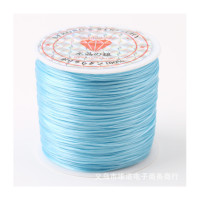 ราคา ด้ายยางยืด ด้ายยางยืดแบบแบน เอ็นยืดร้อยเครื่องประดับ DIY ด้ายสร้อยร้อยข้อมือ สร้อยคอ ด้ายยางยืดกว้าง 0 8 มม ยาว 6 ม ด้ายร้อยลูกปัด (18894043934)