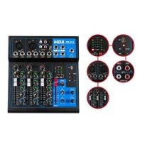ราคา PHDD มิกเซอร์ ใช้ต่อรวมกันกับแอมป์ขยายสียง สเตอริโอมิกเซอร์ 4 ช่อง รองรับสัญญาณ BLUETOOTH USB MP3 Mixer MBA404 ส่งฟรี สินค้าพร้อมส่ง (9435845095)