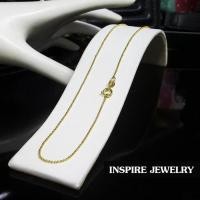 ราคา Inspire Jewelry pink gold สร้อยคอทอง 18K ตามภาพ งานยิงเลเซอร์เข้าตัวเรือน ยาว 16นิ้ว ตะขอสปิง งานแบบร้านทองร้านเพชร งานดี ปราณีต พร้อมถุงกำมะหยี่ (112161549)