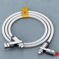 ราคา ร้าน Akula 6A 2in2 4in1 120W USB สายชาร์จสำหรับเร็วไมโคร USB USB Type C 8สายเต้าชาร์จสำหรับ Samsung Huawei Xiaomi สายไฟ (20223646812)