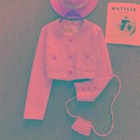 ราคา เสื้อคลุมผ้าทวีดหัวเข็มขัดโลหะสไตล์ชาแนลสำหรับผู้หญิงเสื้อแฟชั่นดูแพงแบบสั้นเรียบหรูแบบเซเลบริตี้แบบใหม่ฤดูใบไม้ผลิและฤดูใบไม้ร่วง (20425054457)