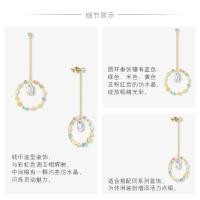ราคา Swarovski RAINBOW SWAN Ambilight Lively and Bright Female Earrings Girlfriend Earrings Gifts (19756566896)