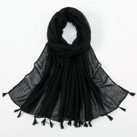 ราคา เส้นใยวิสคอสธรรมดาผ้าคลุมไหล่ยาวพู่สั้นผู้หญิงผ้าฮิญาบ180X85CM (20136307929)