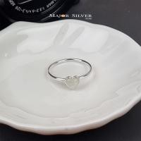 ราคา แหวนเงินแท้ 925 หัวรูปหัวใจ ติดเทอควอยซ์แท้ นิล มุก ลาพิส มูนสโตน หินแท้ทุกชนิด แหวนผู้หญิง แฟชั่น เรียบๆ มินิมอล แหวนเงินแท้100 Major silver (11845973372)