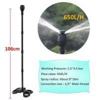 ราคา สปริงเกอร์รดน้ำในสวนพร้อมฐานรองรับหัวฉีดหมุนได้โยกหัวสปริงเกอร์ฉีดน้ำหัวฉีดน้ำสำหรับสนามหญ้าสวนดอกไม้ (19722372774)