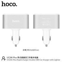 ราคา Hoco UC206 Plus Car Charger 3 1A ชาร์จรถ 2 ช่อง พร้อม USB 2 port UC206 UC206PLUS ชาร์จรถ ชาร์ทรถ Carcharge (7844519526)