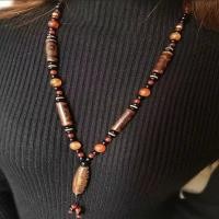 ราคา Tibetan natural genuine Dzi beads three eyed nine eye Dzi beads Buddha beads beaded bracelets for men and women (21034647261)
