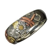 ราคา Vintage แหวนรูปแมลงปอแหวนเครื่องประดับโลหะผสมแหวนดอกทานตะวัน (9411226352)