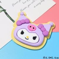 ราคา CuteDeco Cute Cartoon Kuromi 6 Types Purple Kukumi Large Patch small Patch For Big eared Do Charm Button Deco Cute Jibbitz Croc Shoes Diy Charm Resin Material For DIY (18421932065)