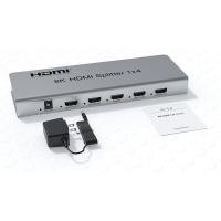 ราคา 8K 60Hz ตัวแยก HDMI 1X4K 120Hz HDMI 2 1 Splitter 1 In 4 Out ตัวแยกวิดีโอสวิตช์ HDMI HDCP 2 3สำหรับ PS5 Xbox พีซี HDTV (19654957711)