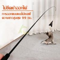 ราคา ไม้ล่อแมว เบ็ดตกแมว ไม้แมว ไม้ตกแมว พร้อมหางพู่ ของเล่นแมว สำหรับสัตว์เลี้ยง ปรับความยาวได้ เบ็ดตกแมว ของเล่นแมวยืดได้ ไม้หยอกแมว (15022262887)