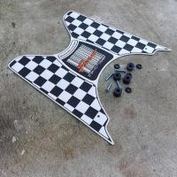 ราคา ขายส่ง แผ่นกันลื่นวางเท้า ปูเท้า สีขาวดำ FINO ฟีโน่ (6053868772)