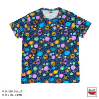 ราคา เสื้อแตงโม SUIKA เสื้อยืดคอกลม โปเชียล พิมพ์ลายกราฟิก P O 120 (19291881295)