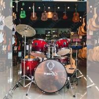 ราคา ฟรีเก้าอี้กลอง กลองชุดใหญ่ G Force Overspeed Vivid Phoenix กลองชุด Drum กลองชุดผู้ใหญ่ ฟรี เก้าอี้กลอง ประแจกลอง ไม้กลอง1คู่ มีคลิปสอนติดตั้ง (20545836731)
