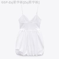 ราคา ใหม่ ZaraOnsen DATA Spring New Agency Ladies White Poplin Condole เดรสแบบมีเข็มขัด3067336 250 (18472039620)