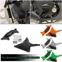 ราคา Allotmark เครื่องยนต์มอเตอร์ไซค์ภาพกรอบ Guard Sliders Stator แผ่นเครื่องป้องกันการกระแทกสำหรับ Kawasaki Versys 650 KLE650 Ninja 650 ER6N ER6F 2006 2007 2008 2009 2010 2011 2012 2013 2014 2015 2016 201
