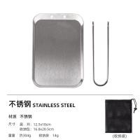 ราคา Spot parcel postCLS Stainless Steel Mini Fry Pan Flat Single Steak Pot Lightweight Camping Outdoor Hiking Climbing Small Frying Pan (19352643452)