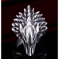 ราคา เครื่องประดับย้อนยุคแนวแฟชั่น Game Of Thrones หมาป่าแหวนพังค์ฮิปฮอปแหวนรถจักรยานยนต์ (19746402098)