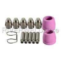 ราคา P60 WSD 60P Plasma Cutter Torch Pilot ARC Consumables KIT TIPS 1 0 50Amp 13pcs (20613603457)