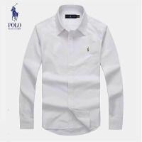 ราคา ฤดูใบไม้ร่วง RalphLauren Polo ใหม่สีทึบอ่อนผ้าฝ้ายแขนยาวเสื้อเชิ้ตลำลอง Mens Slim เสื้อบุรุษผ้าฝ้ายหนา Oxford แขนยาว Mens เสื้อนักธุรกิจแบบลำลอง (19720610223)