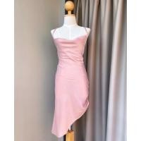 ราคา Layla dress เดรสซาตินปลายเฉียงดีเทลเชือกไขว้หลัง เดรสปาร์ตี้ (19088308402)