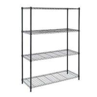 ราคา ลดล้างสต๊อก ชั้นตะแกรงเหล็กอเนกประสงค์ 4 ชั้น Regular KASSA HOME รุ่น 120 WMT ขนาด 120 x 45 x 160 ซม สีดำ ECO ลดทั้งร้าน (19377698431)