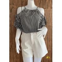 ราคา สายเดี่ยว เสื้อสายเดี่ยว สายเดี่ยวลายสก็อตเล็ก สายเดี่ยวแขนยาว สายเดี่ยวสีสดใส (17462830102)