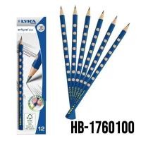 ราคา PIXELTH ดินสอหัดจับ ดินสอฝึกเขียน ด้ามสามเหลี่ยม Lyra Groov Slim (9178703471)